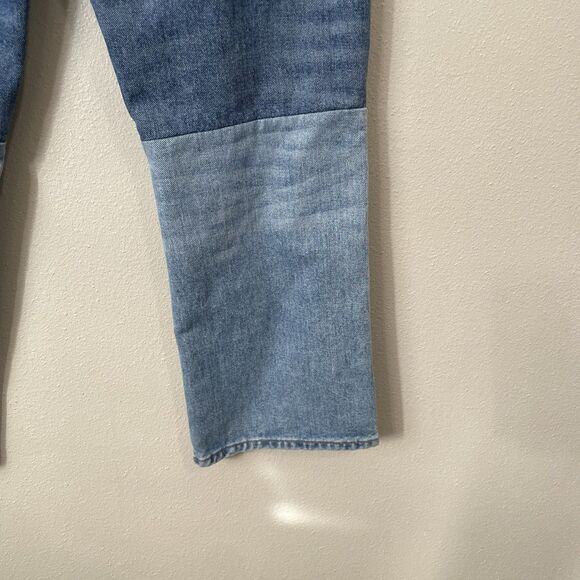 Madewell Retro Crop Bootcut Two-Tone High Rise Jeans Women’s 28 Fits 31 x 24 - Picture 10 of 10